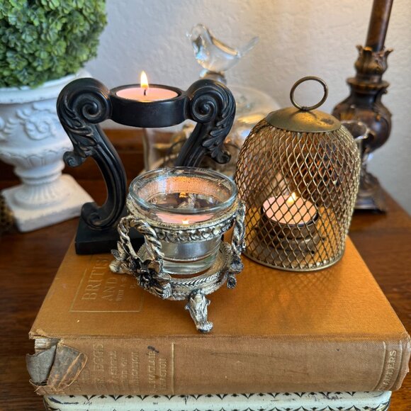 3 Vintage Unique Candle Holders - Picture 10 of 13